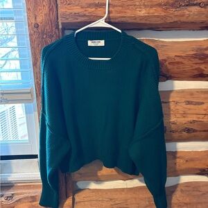 Double Zero Forest Green Crew Neck Sweater